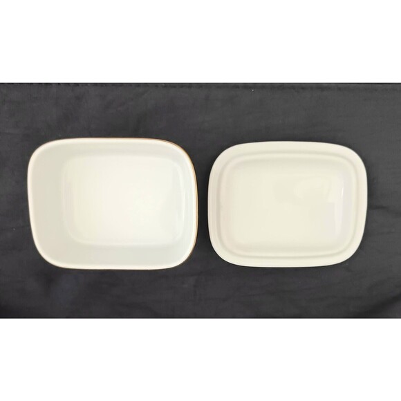 Christian Dior Fine Porcelain Red Dior Monogram Trinket Box Made in Japan 2X2.5 - Picture 6 of 6